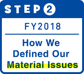 STEP 2: How We Defined Our Material Issues