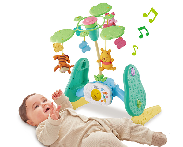 えらべる回転６ＷＡＹジムにへんしんメリー プラス くまのプーさん