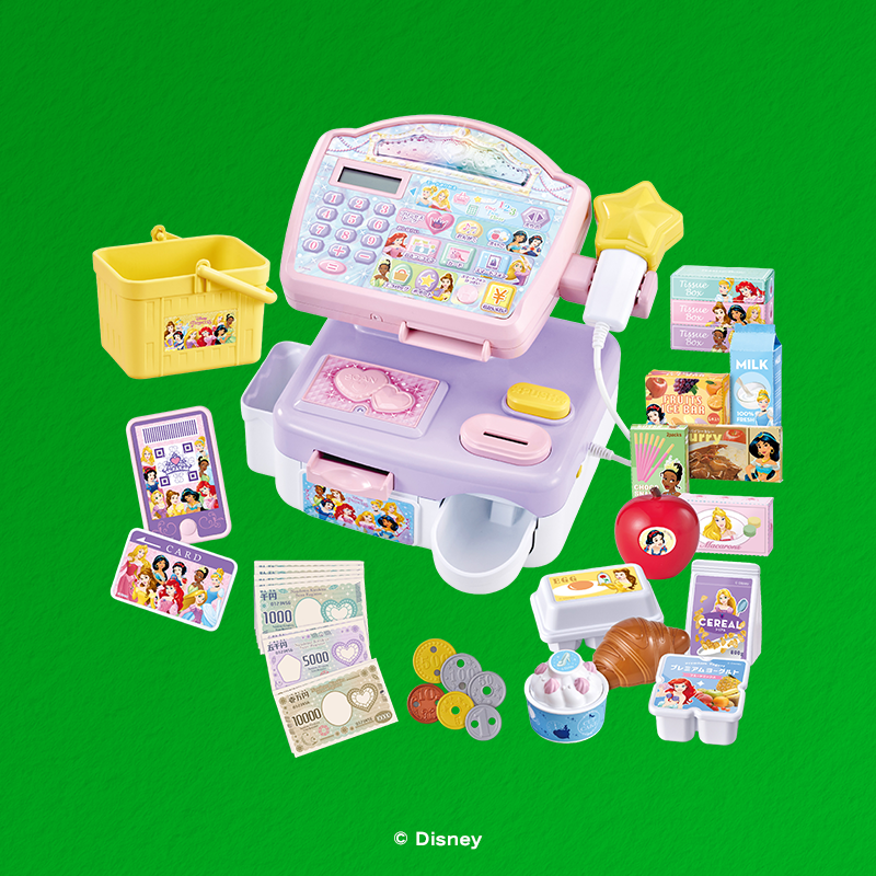 ディズニープリンセス なんでもキラキラスキャンレジスター