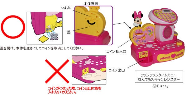 ファンファンタイム ミニーマウス なんでもスキャンレジスター